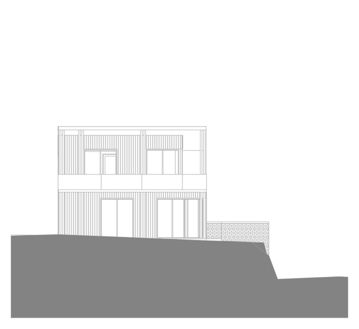 Kertvégi családi ház